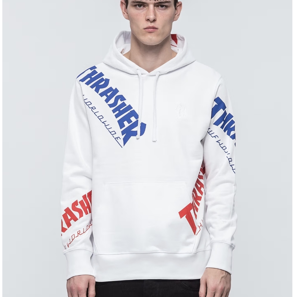 THRASHER x HUF TDS Allover Hoodie